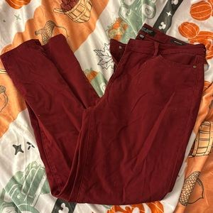 Judy Blue Maroon Skinny Jeans